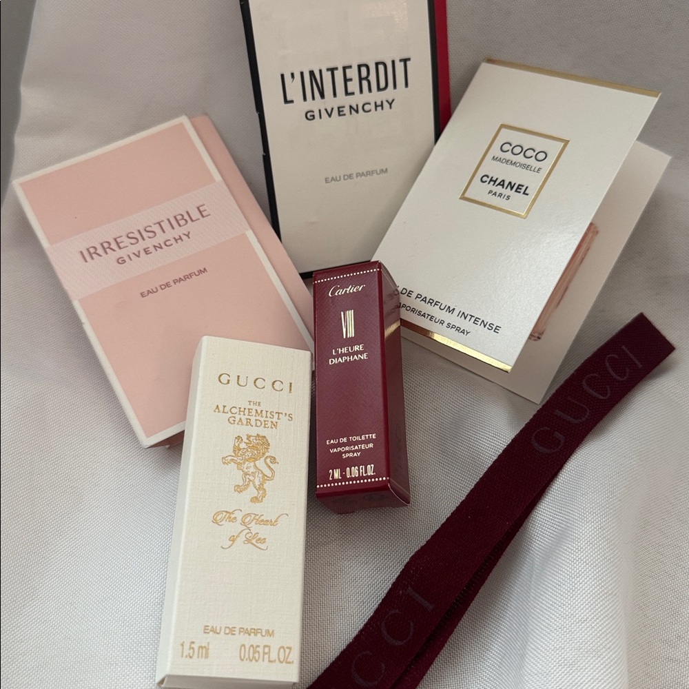 GUCCI, GIVENCHY, CARTIER, CHANEL Eau de Parfum Set